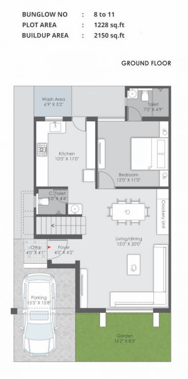 samruddhi serene Floor Plan Ground Floor Plan