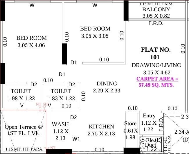 Floor Plan gopinath empire Floor Plan Floor Plan