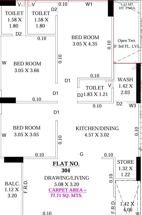 Floor Plan gopinath empire Floor Plan Floor Plan