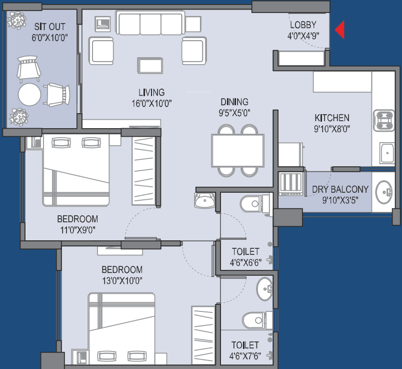 Floor Plan nivasa elevia phase ii Floor Plan Floor Plan