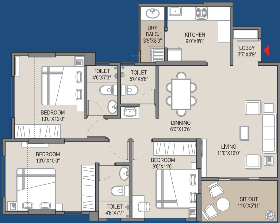 Floor Plan nivasa elevia phase ii Floor Plan Floor Plan