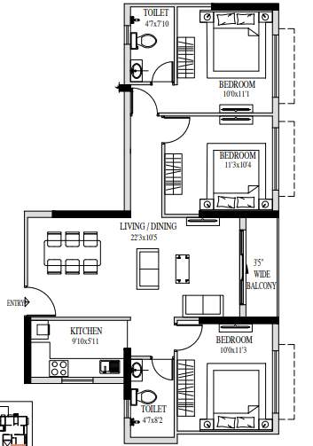  urban lakes phase ii Floor Plan Floor Plan