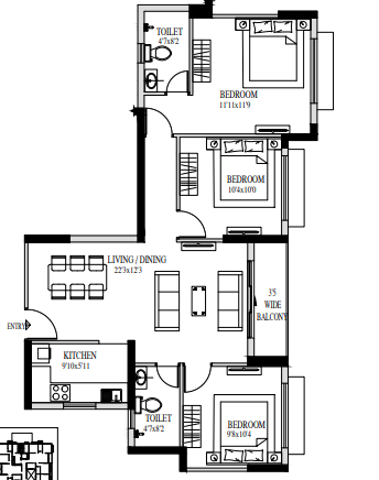 Floor Plan urban lakes phase ii Floor Plan Floor Plan