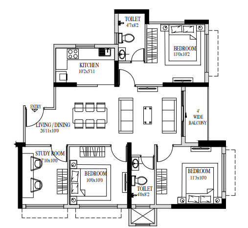 Floor Plan urban lakes phase ii Floor Plan Floor Plan