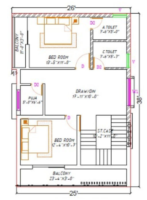 hemalata mansion i Floor Plan First Floor Plan