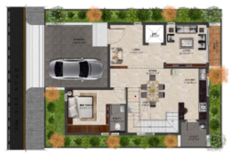  nature nest Floor Plan Ground Floor Plan