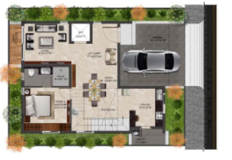  nature nest Floor Plan Ground Floor Plan