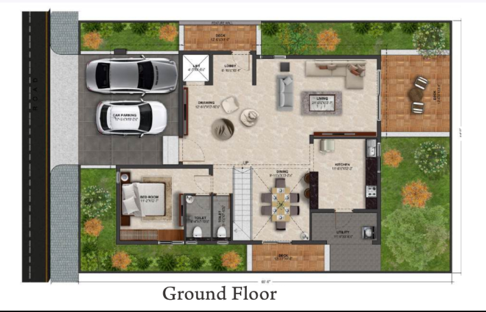  nature nest Floor Plan Ground Floor Plan