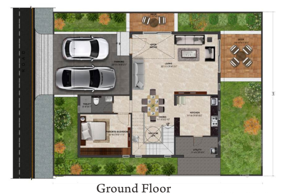 nature nest Floor Plan Ground Floor Plan