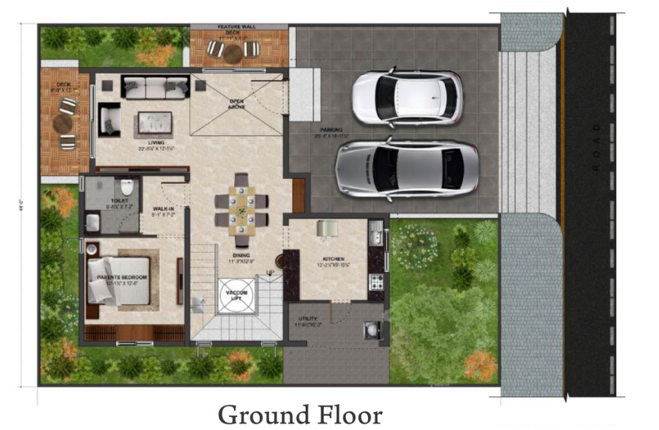  nature nest Floor Plan Ground Floor Plan