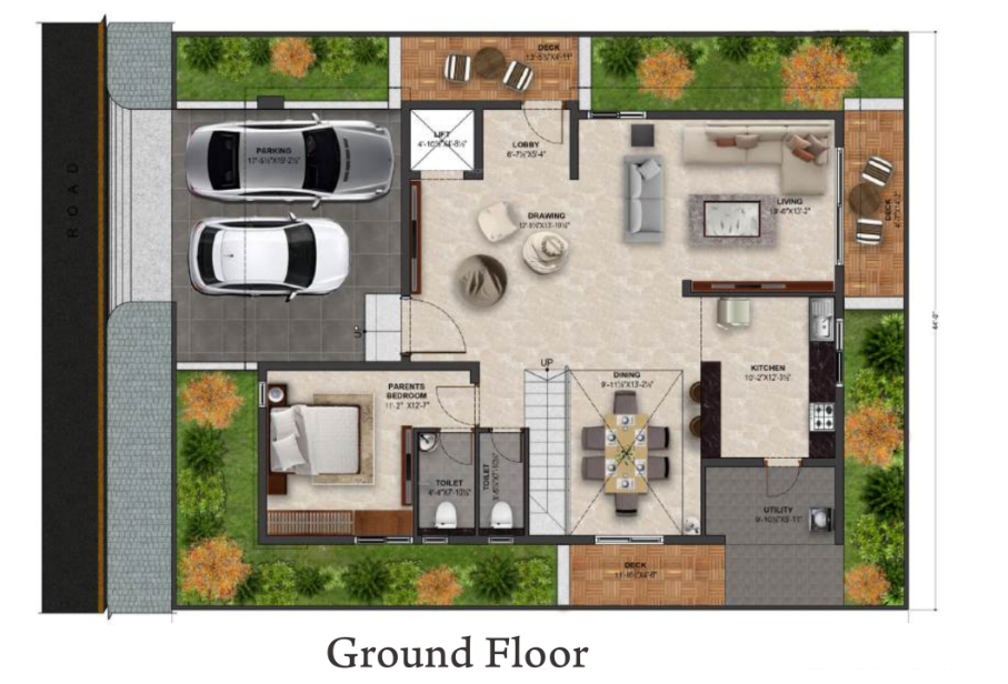  nature nest Floor Plan Ground Floor Plan