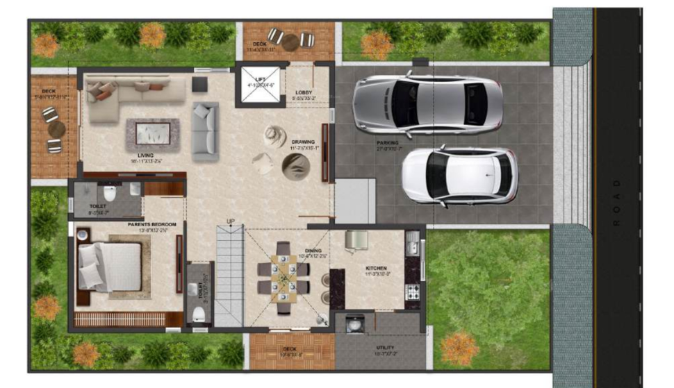  nature nest Floor Plan Ground Floor Plan