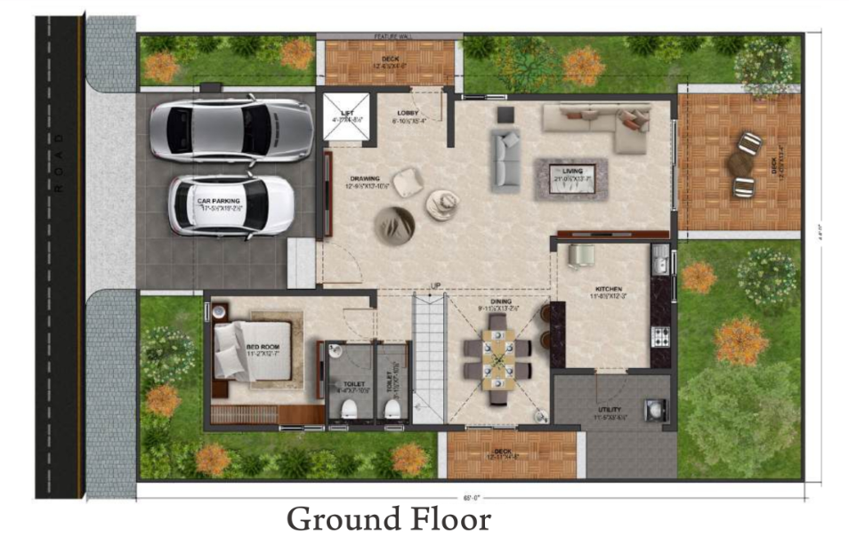  nature nest Floor Plan Ground Floor Plan