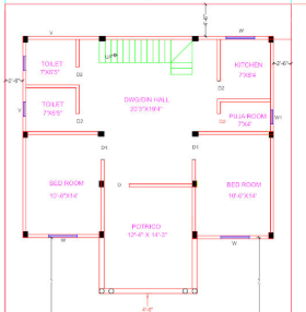  vastu vihar Floor Plan First Floor Plan