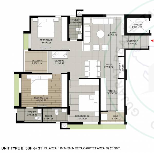  sonarika-apartment Floor Plan Floor Plan