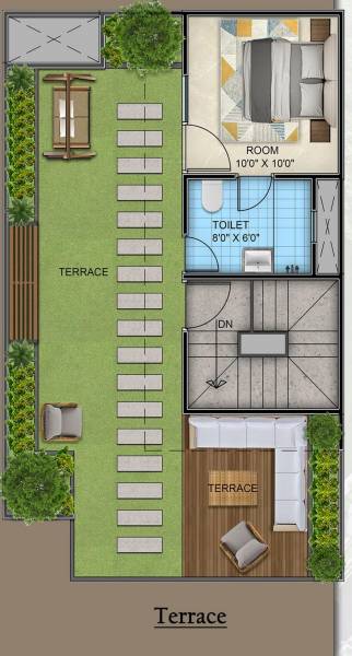 Terrace Floor Plan divine-villas Floor Plan Terrace Floor Plan