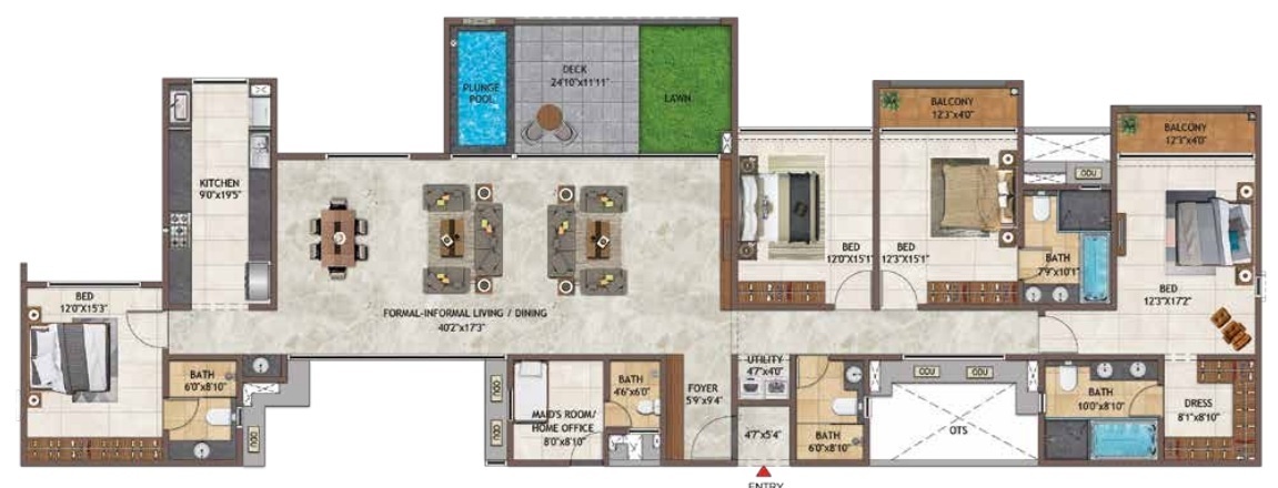  casablanca Floor Plan Floor Plan
