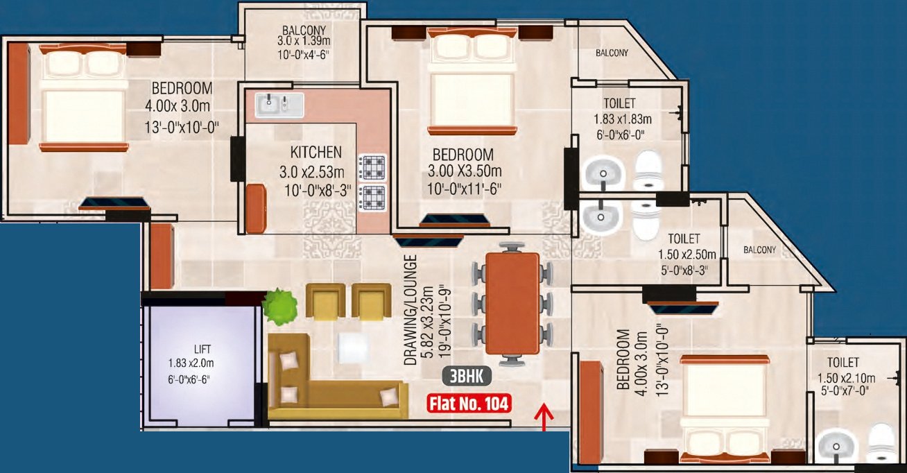  pinnacle place Floor Plan Floor Plan