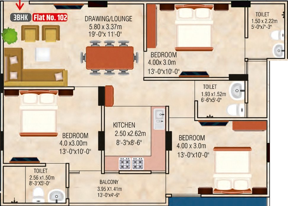  pinnacle place Floor Plan Floor Plan