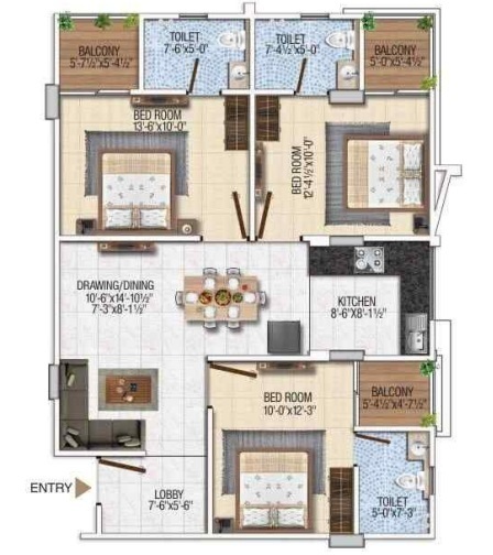  viaans radiant Floor Plan Floor Plan