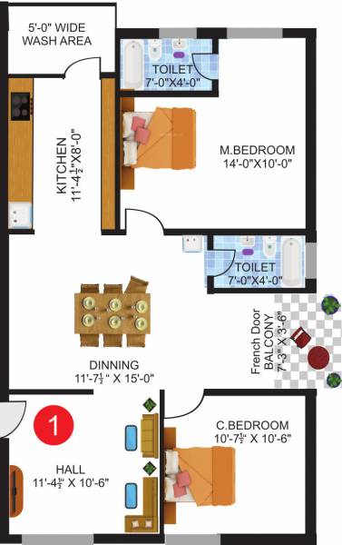  vista-ii-block-a Floor Plan Floor Plan