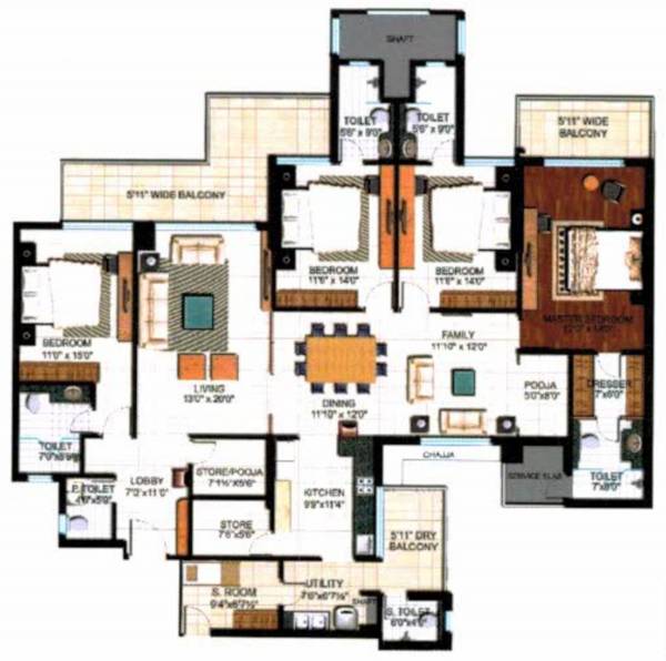 Floor Plan falcon-view-tower-u Floor Plan Floor Plan