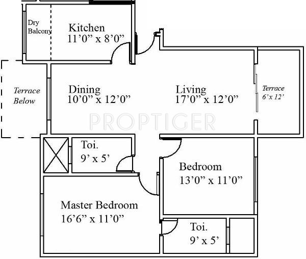 Madhuban Satin Brick (2BHK+2T 0 sq ft)