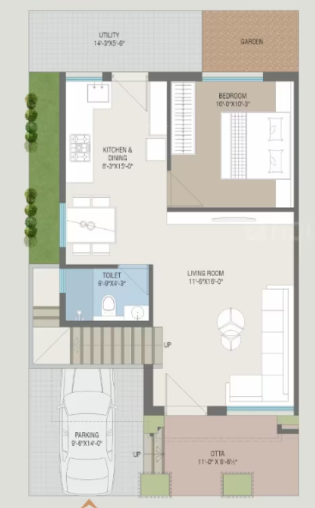  ambe luxuria Floor Plan Ground Floor Plan