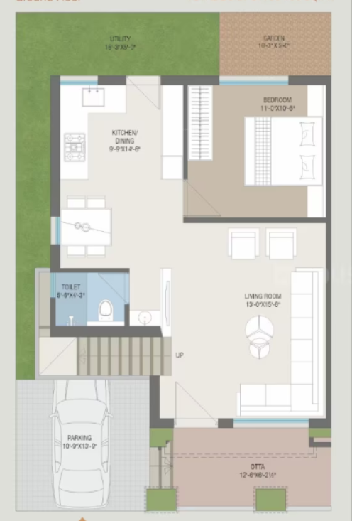  ambe luxuria Floor Plan Ground Floor Plan