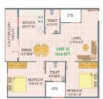 Sumukha Nest View (2BHK+2T (1,014 sq ft) 1014 sq ft) Sumukha Nest View (2BHK+2T (1,014 sq ft) 1014 sq ft)