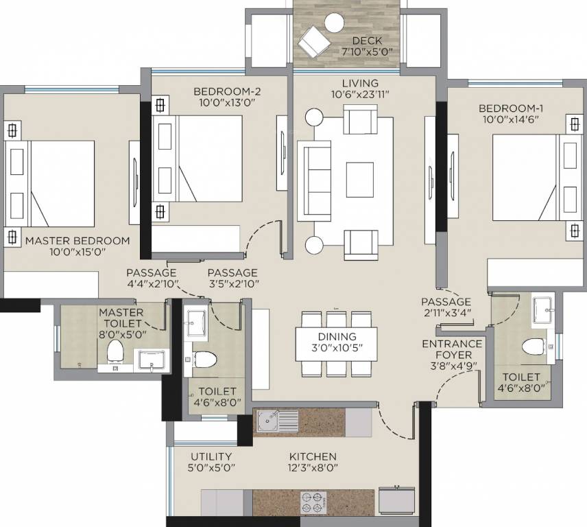 Floor Plan empress hill a b c and d wings Floor Plan Floor Plan