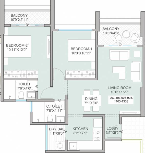 privia-naimish Floor Plan Floor Plan