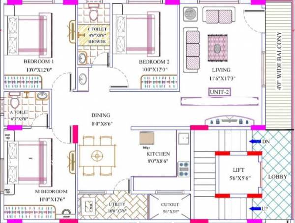  ballal-durgadevi-enclave Floor Plan Floor Plan
