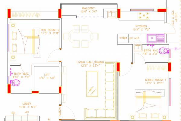  taha-residency Floor Plan Floor Plan