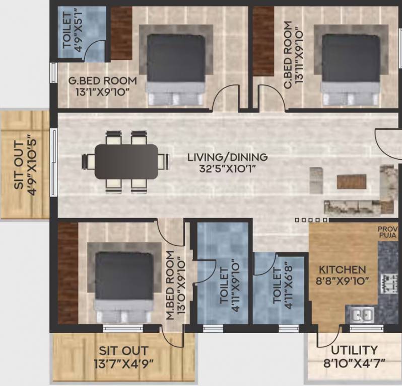 Floor Plan royal orchids Floor Plan Floor Plan