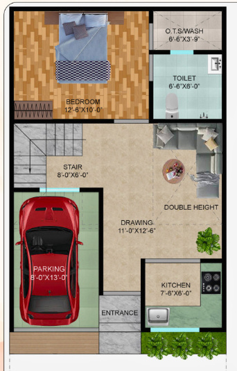  ramayanam-villas Floor Plan Ground Floor Plan