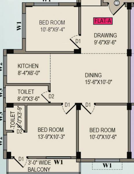  abhinavo-apartment Floor Plan Floor Plan