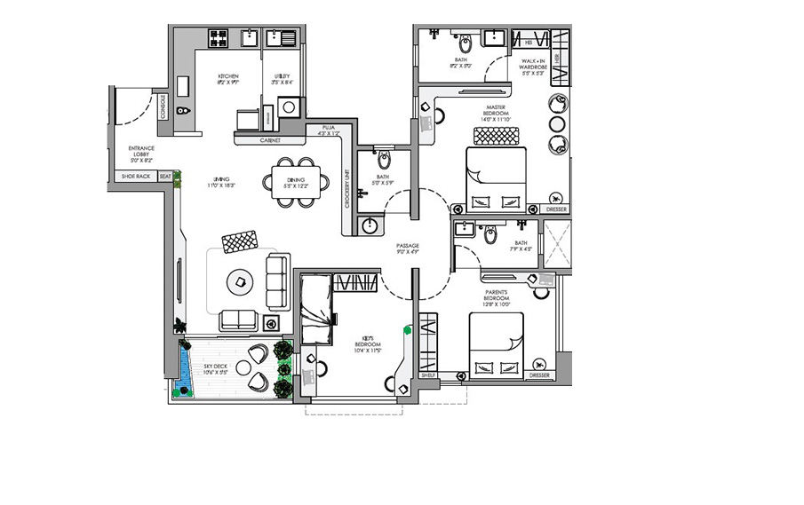 Floor Plan palladio kharadi central phase 2 Floor Plan Floor Plan