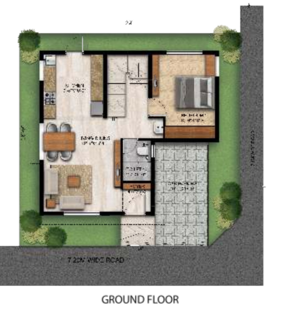  symphony villa Floor Plan Ground Floor Plan