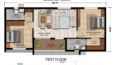  symphony villa Floor Plan First Floor Plan