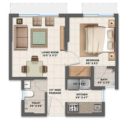  crown dombivli by lodha Floor Plan Floor Plan