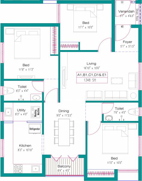  joel-viruksham Floor Plan Floor Plan