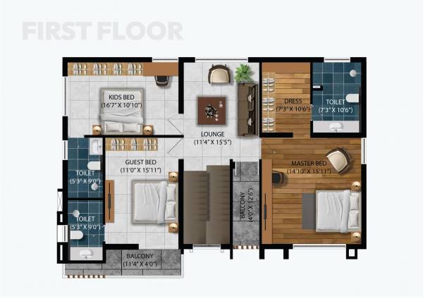 First Floor Plan indraprasatha Floor Plan First Floor Plan