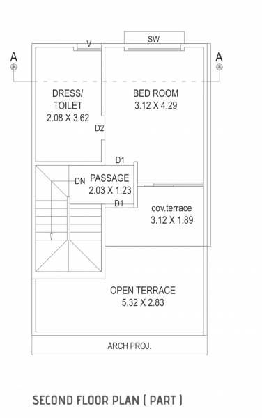  breeze Floor Plan Second Floor Plan