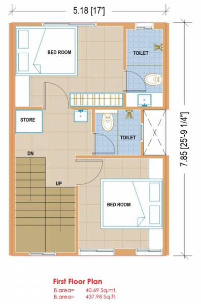  bage-ahemad-residency-phase-ii Floor Plan First Floor Plan