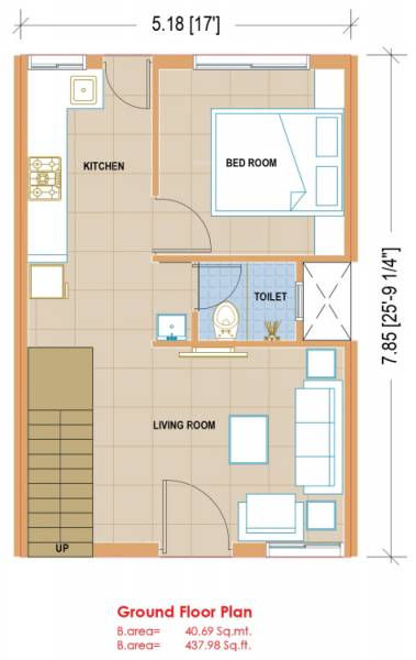  bage-ahemad-residency-phase-ii Floor Plan Ground Floor Plan