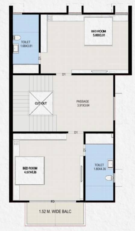  madhav villa Floor Plan First Floor Plan