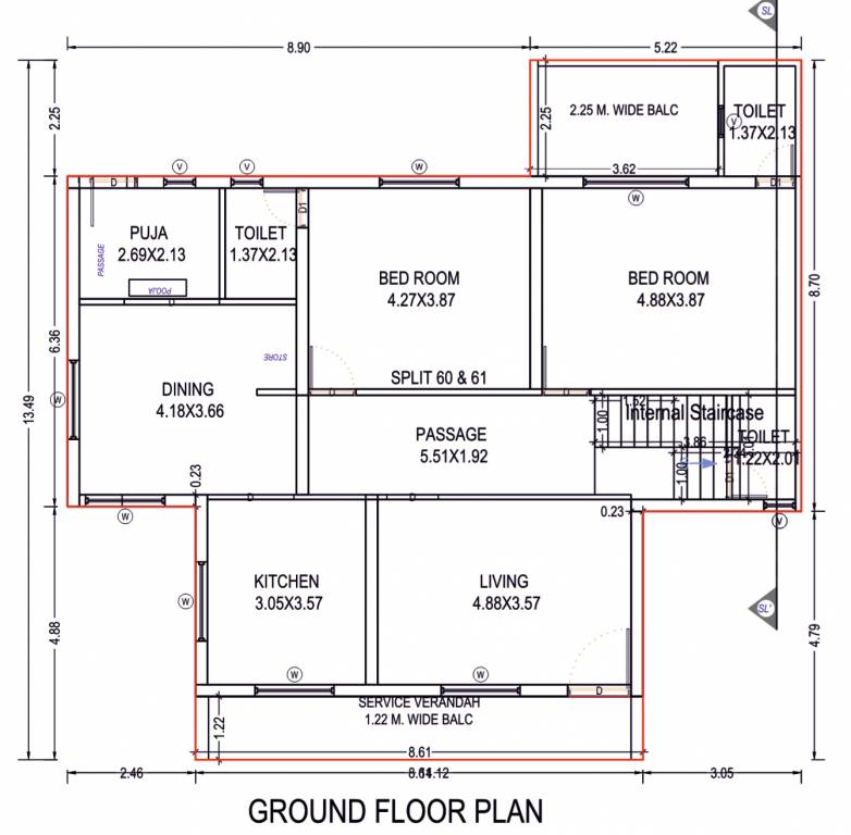  avadh homes Floor Plan Ground Floor Plan