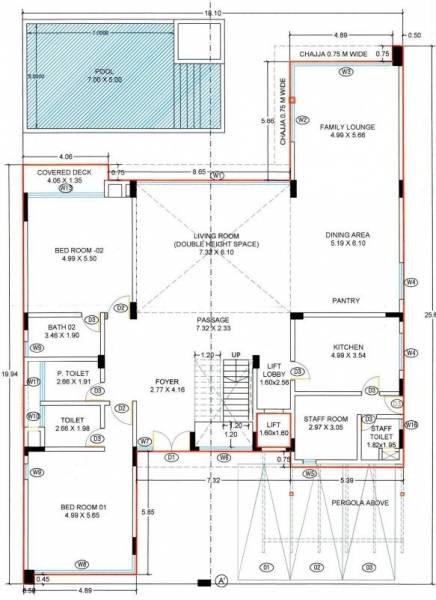  casa-venero Floor Plan Ground Floor Plan