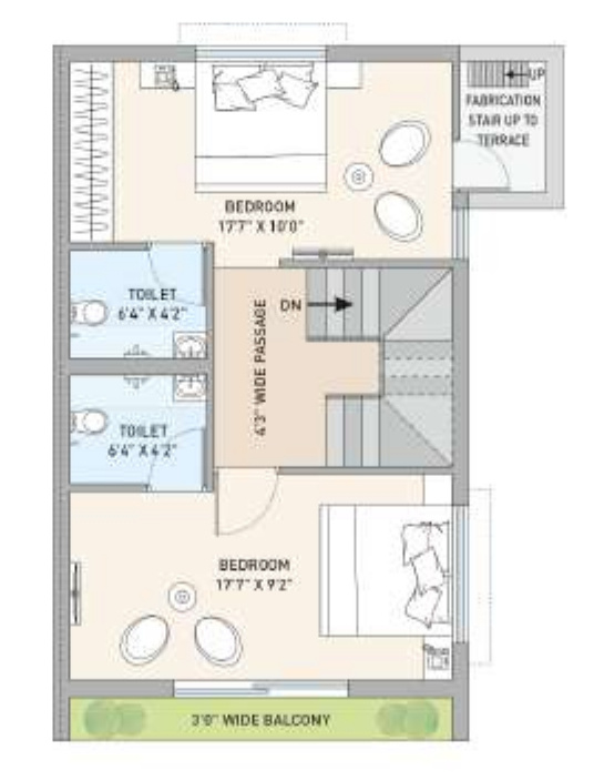 bungalows 2 Floor Plan Floor Plan
